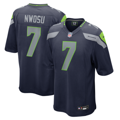 Uchenna Nwosu Seattle Seahawks Nike Team Game Jersey - College Navy