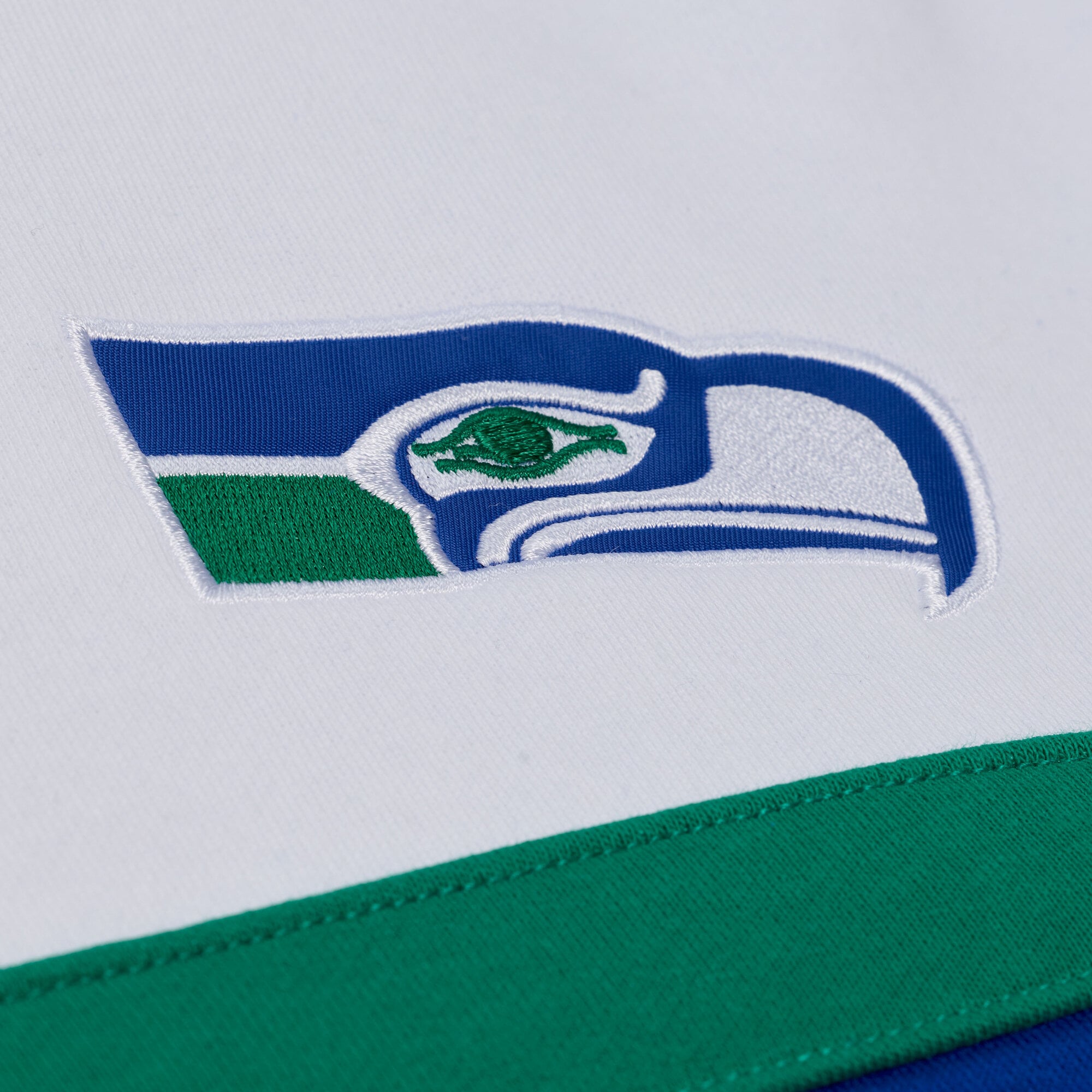 Sweat à capuche pour homme Royal Mitchell & Ness Seattle Seahawks Head Coach
