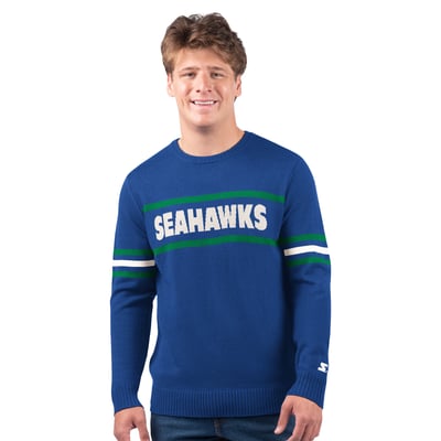Seattle Seahawks Starter Player Sweater - Royal
