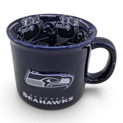 Mug Seattle Seahawks Pegasus 17 oz (482 ml) à l'envers