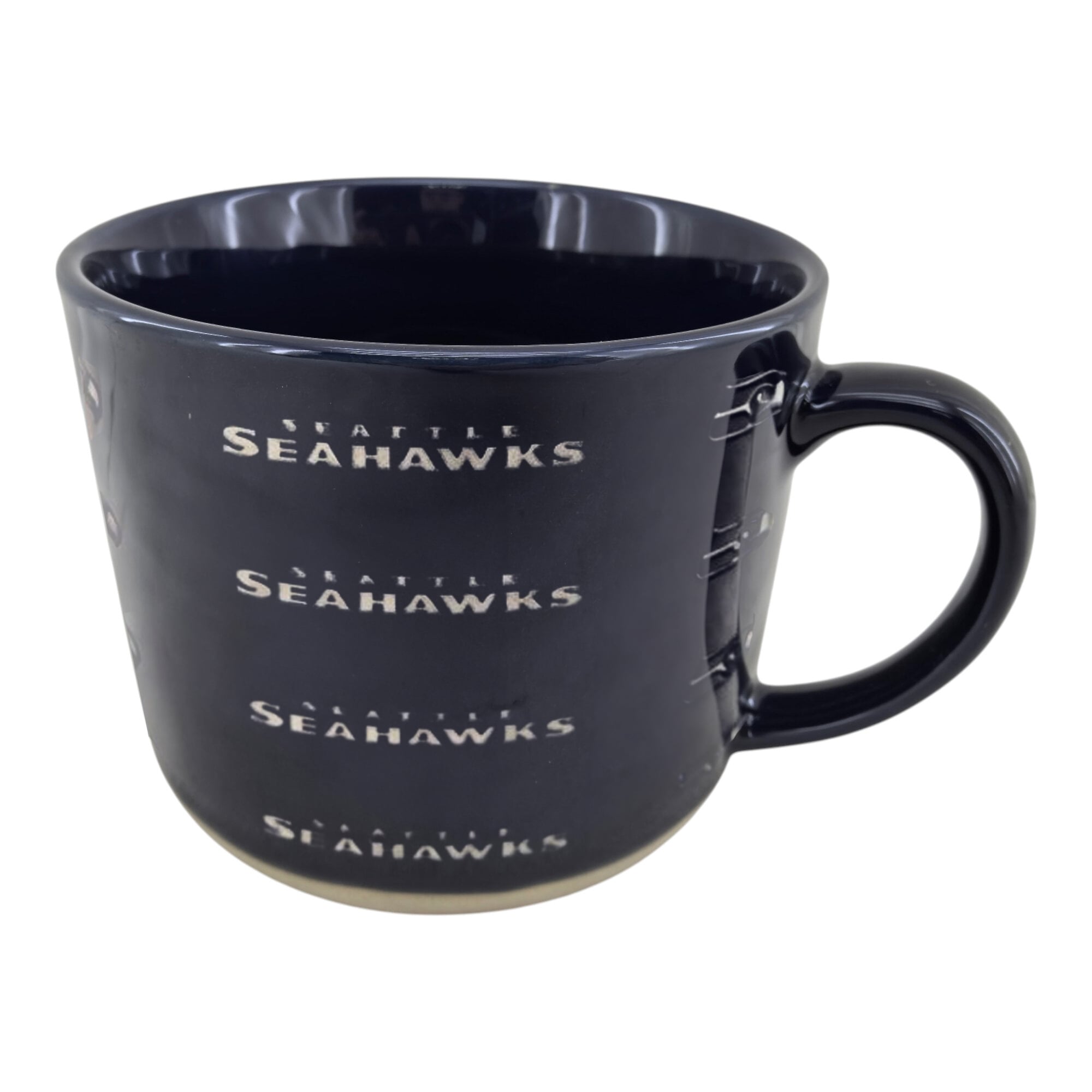Mug Pegasus Seattle Seahawks 17 oz, logo ton sur ton, finition sablée