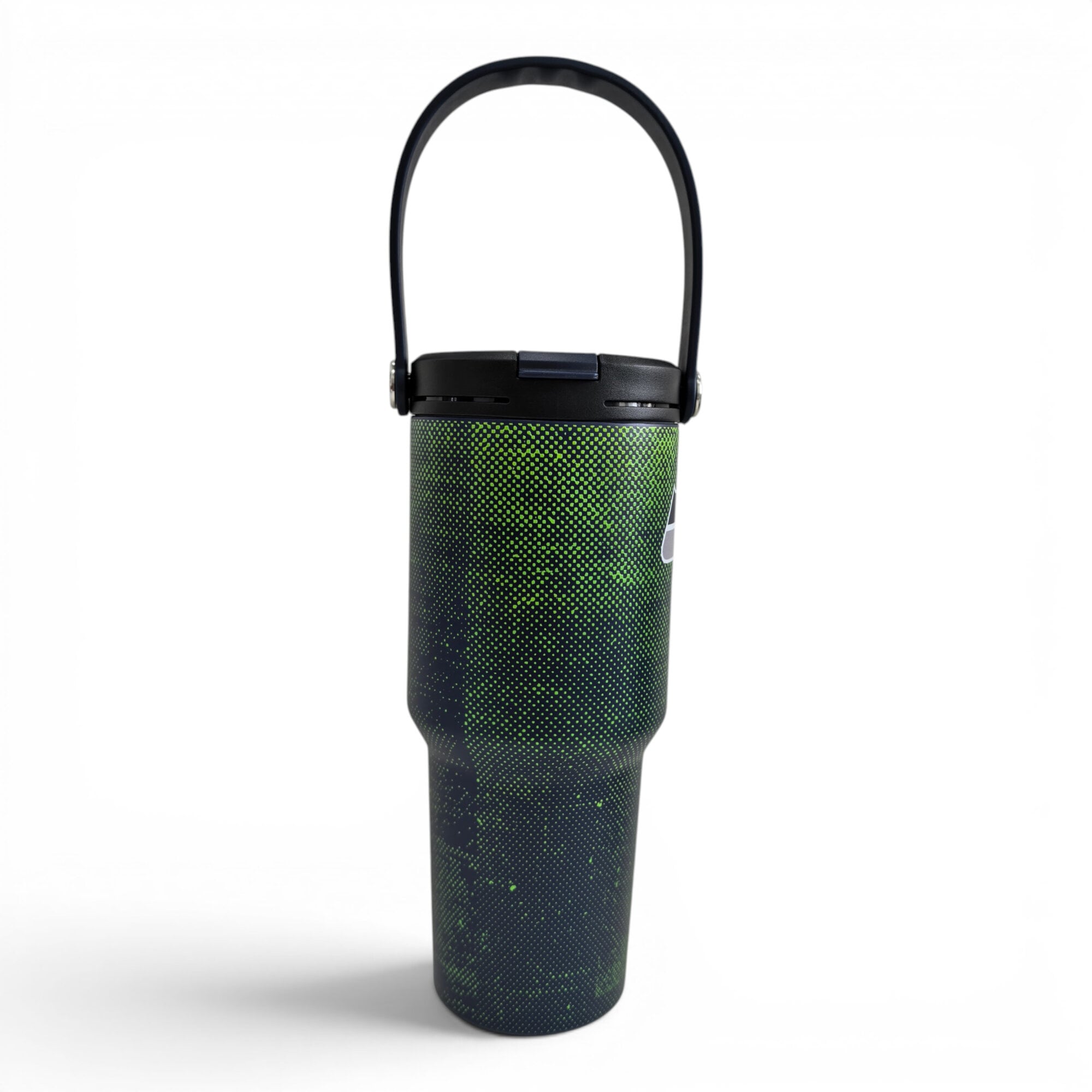 Gourde Pegasus Seattle Seahawks 710 ml (24 oz) en acier inoxydable à dégradé moucheté et double bouchon