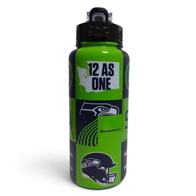 Seattle Seahawks Pegasus 32oz Stainless Steel ProPress Water Bottle