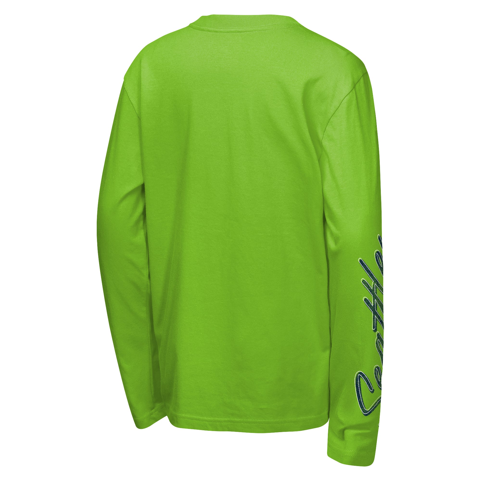 Ensemble combiné de mouvement Outerstuff College bleu marine/vert fluo Seattle Seahawks pour enfants d'âge préscolaire