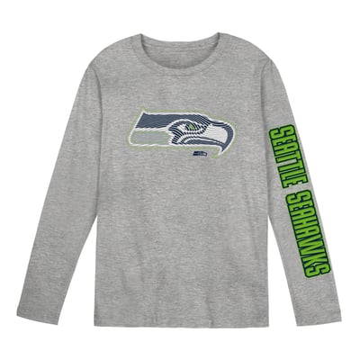Seattle Seahawks Outerstuff Preschool Air Raid Long Sleeve T-Shirt - Gray