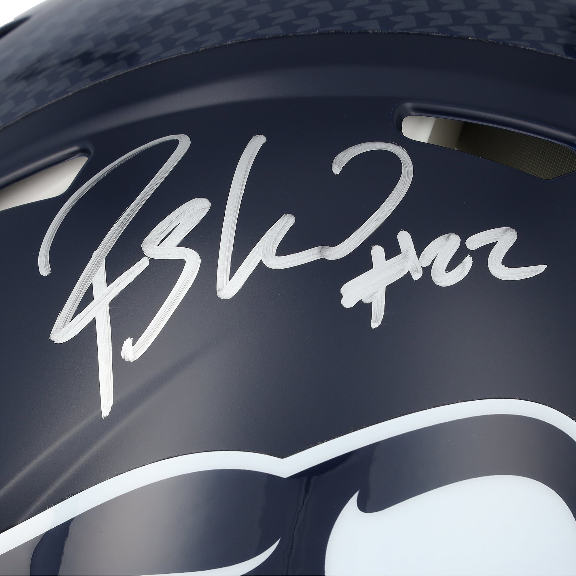 Casque Riddell Speed ​​Authentic autographié par Rashid Shaheed, joueur des Seahawks de Seattle