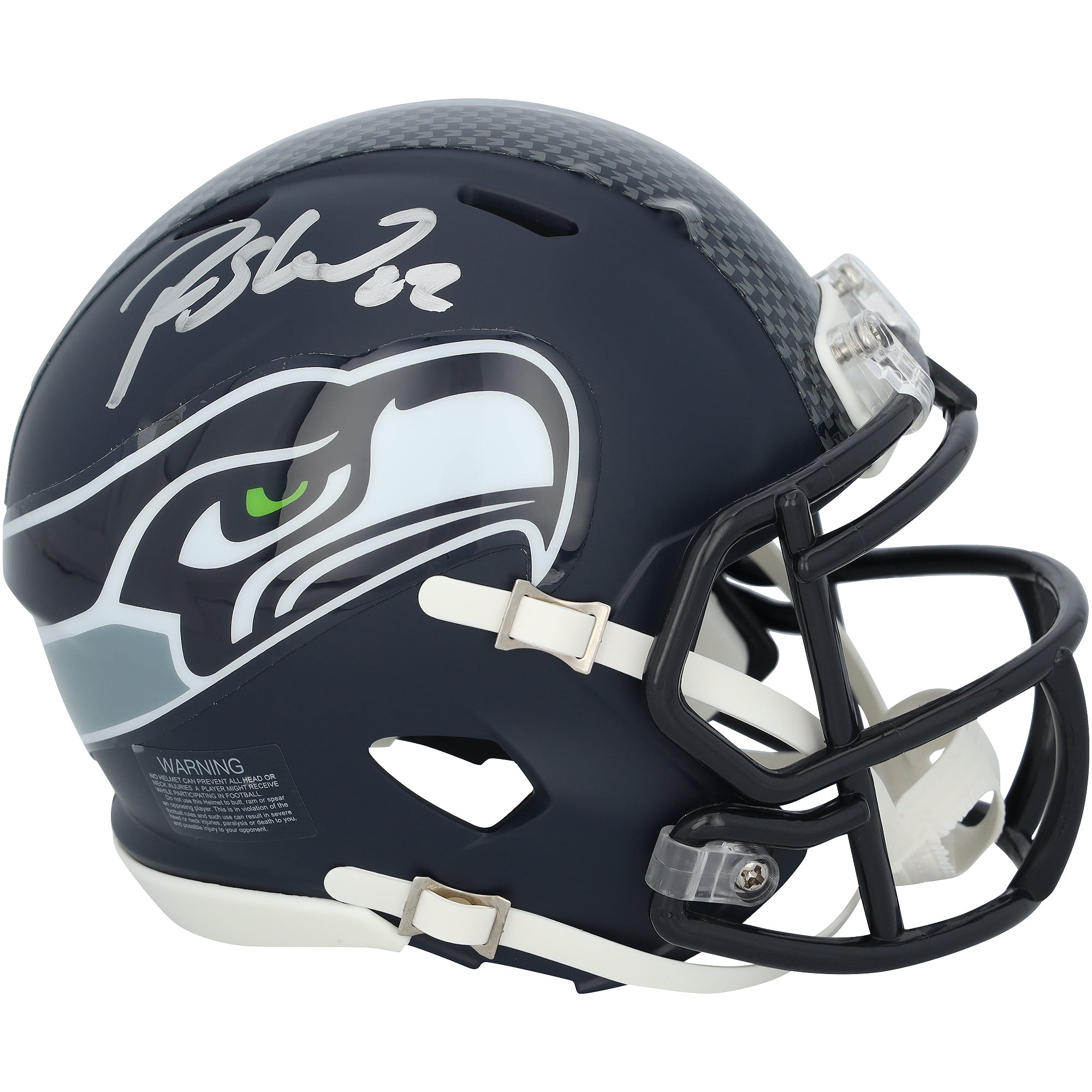 Mini-casque Riddell Speed ​​autographié par Rashid Shaheed, des Seahawks de Seattle
