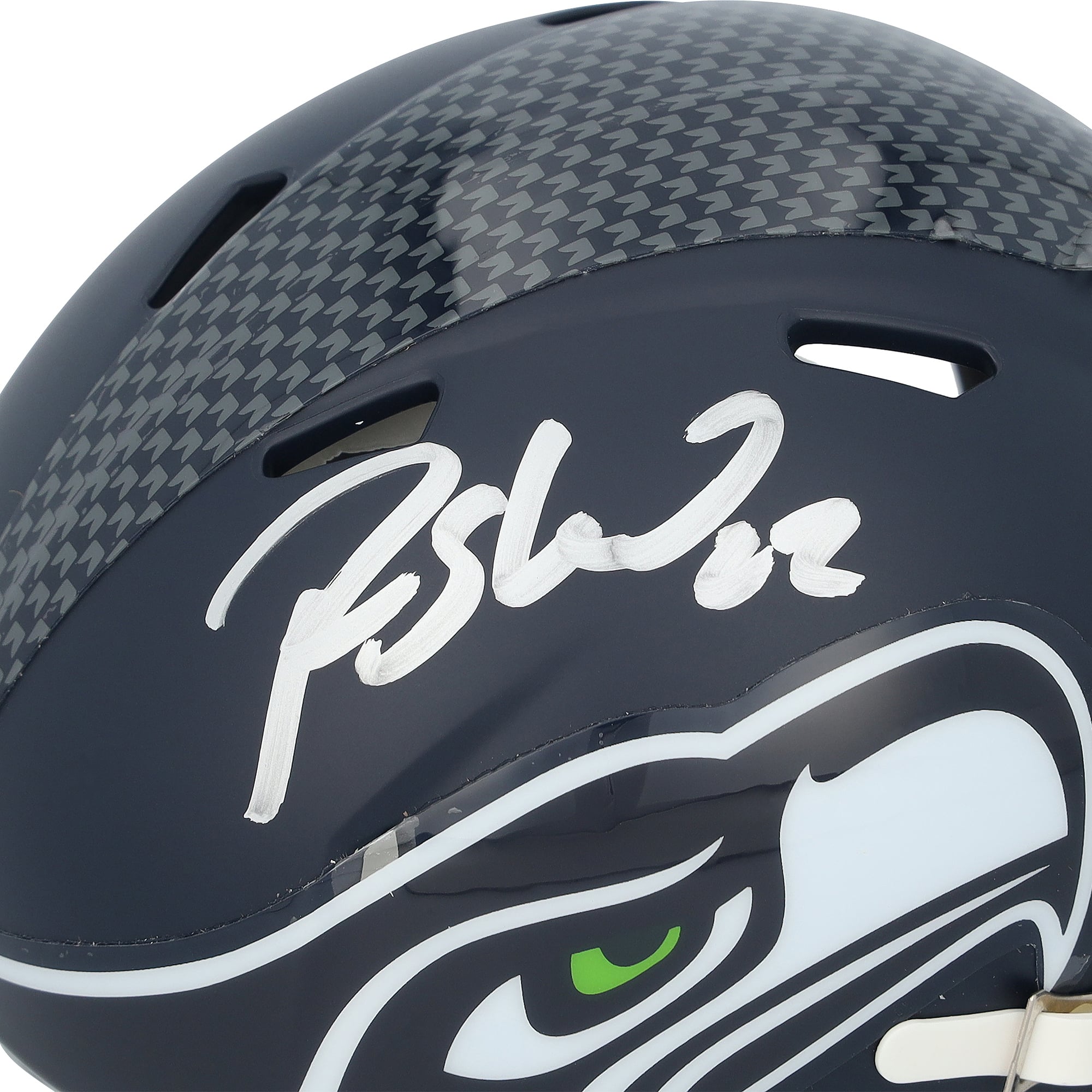 Mini-casque Riddell Speed ​​autographié par Rashid Shaheed, des Seahawks de Seattle