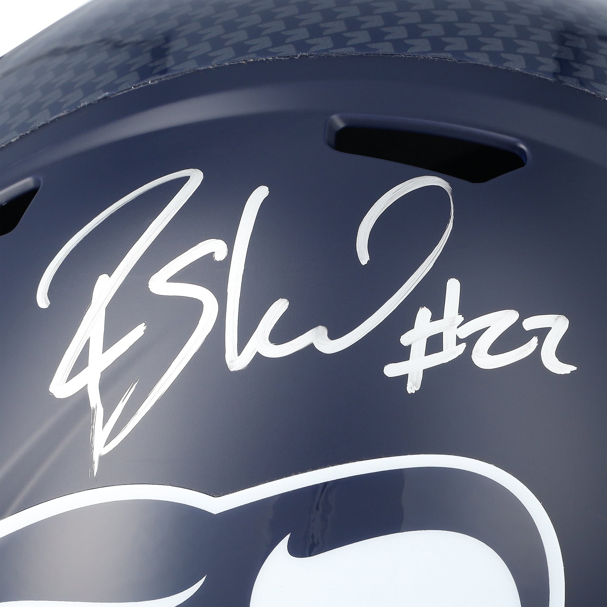 Casque réplique Riddell Speed ​​autographié par Rashid Shaheed des Seahawks de Seattle