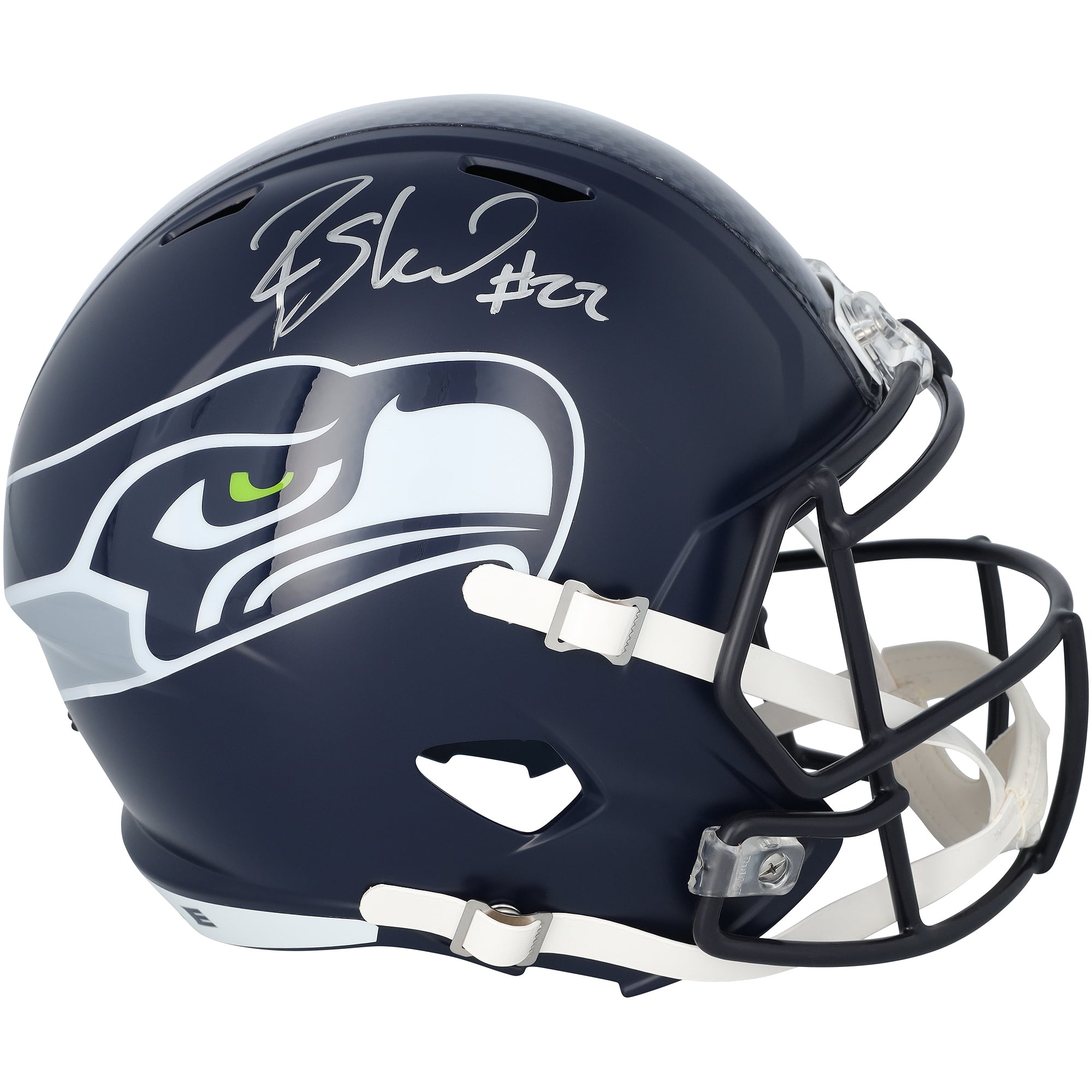 Casque réplique Riddell Speed ​​autographié par Rashid Shaheed des Seahawks de Seattle