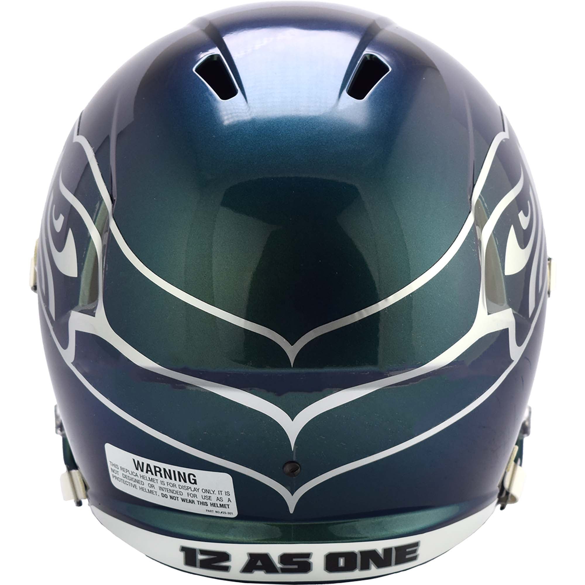 Casque réplique alternatif de vitesse de la collection Riddell Seattle Seahawks Rivalries
