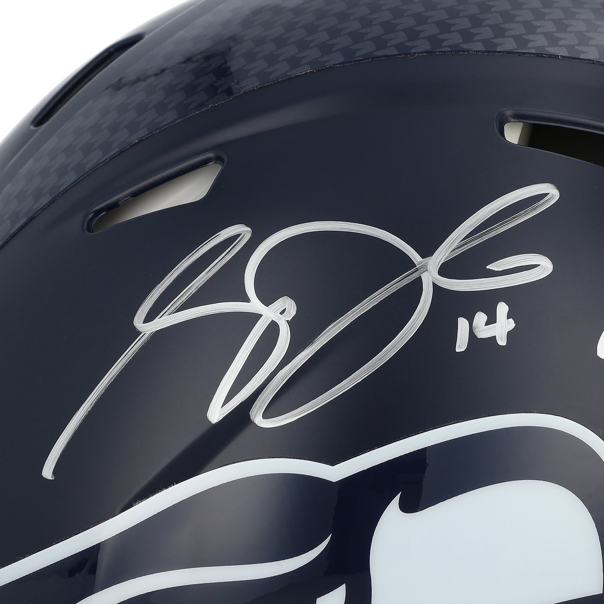 Casque Riddell Speed ​​Authentic autographié par Sam Darnold et Jaxon Smith-Njigba, champions du Super Bowl LX des Seahawks de Seattle