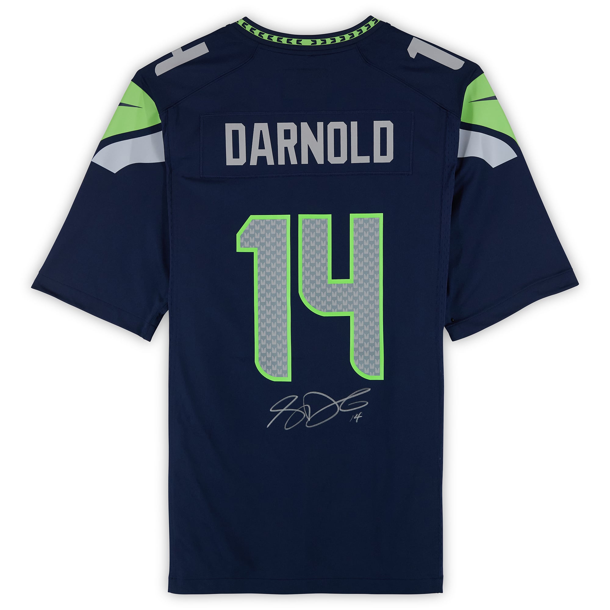 Sam Darnold Seattle Seahawks Autographed Super Bowl LX Champions College Navy Nike Game Jersey