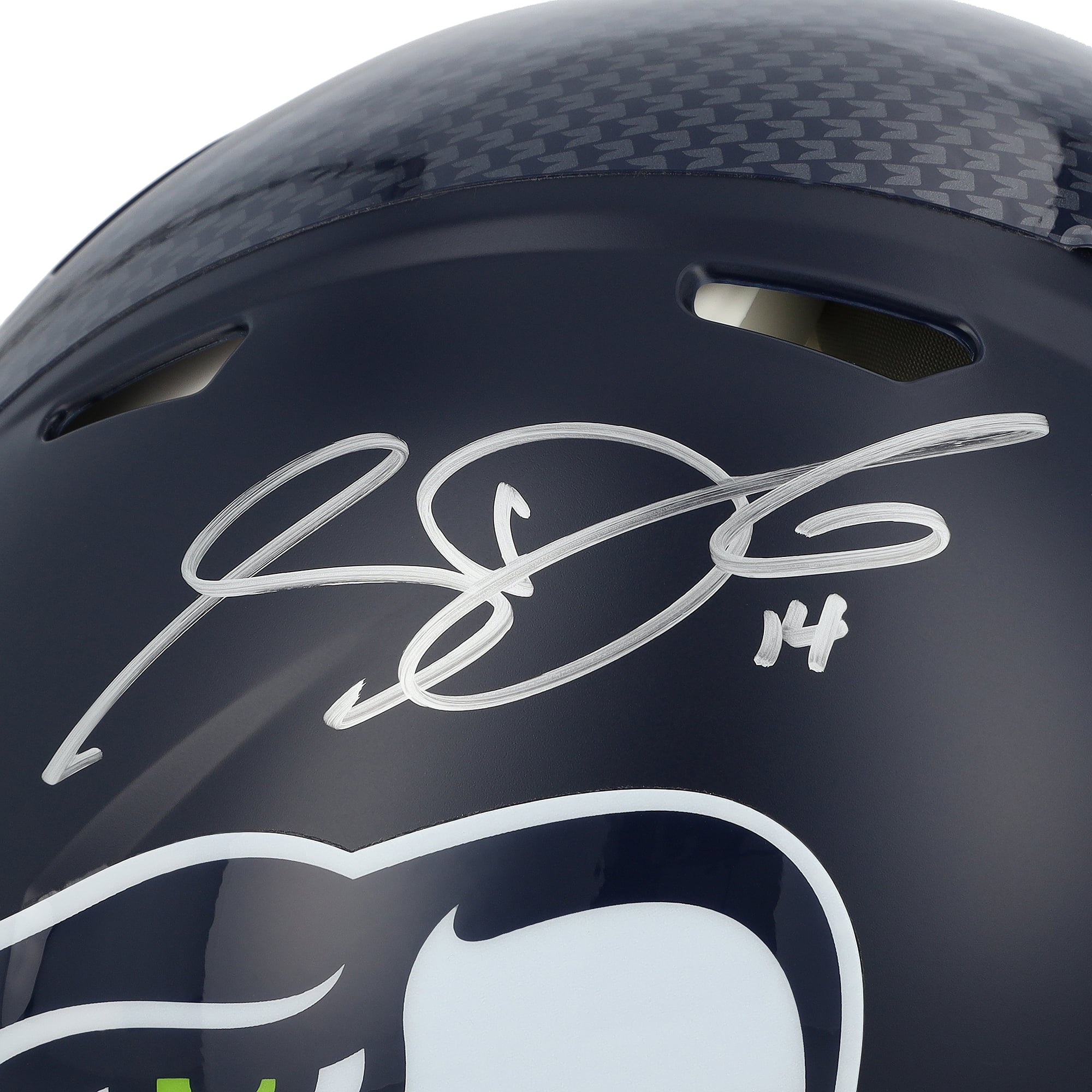 Casque Riddell Speed ​​Authentic autographié par Sam Darnold, des Seahawks de Seattle, champions du Super Bowl LX