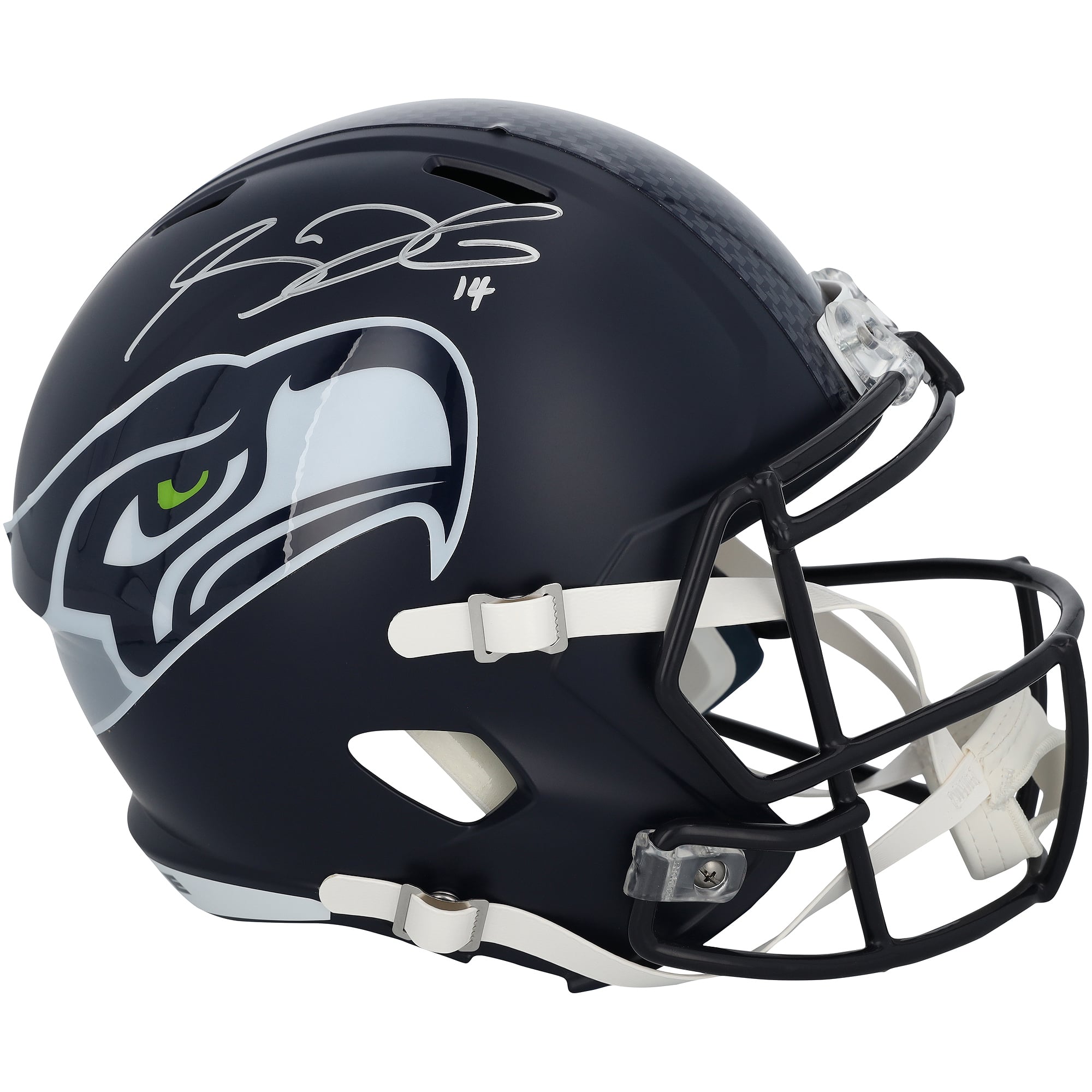Casque réplique Riddell Speed ​​autographié par Sam Darnold, des Seahawks de Seattle, champions du Super Bowl LX