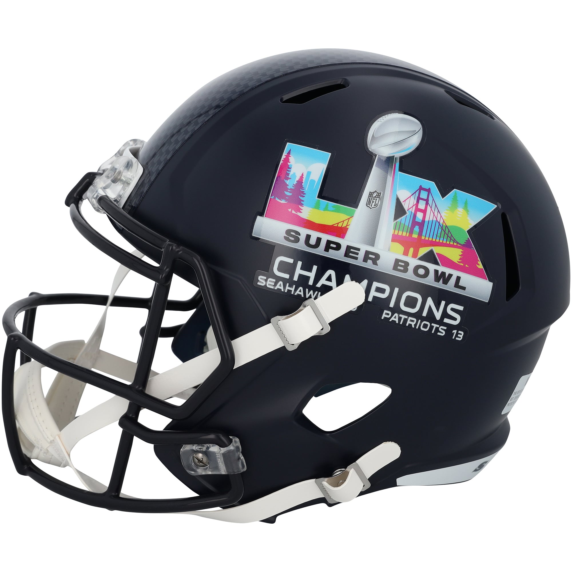 Casque réplique Riddell Speed ​​autographié par Sam Darnold, des Seahawks de Seattle, champions du Super Bowl LX