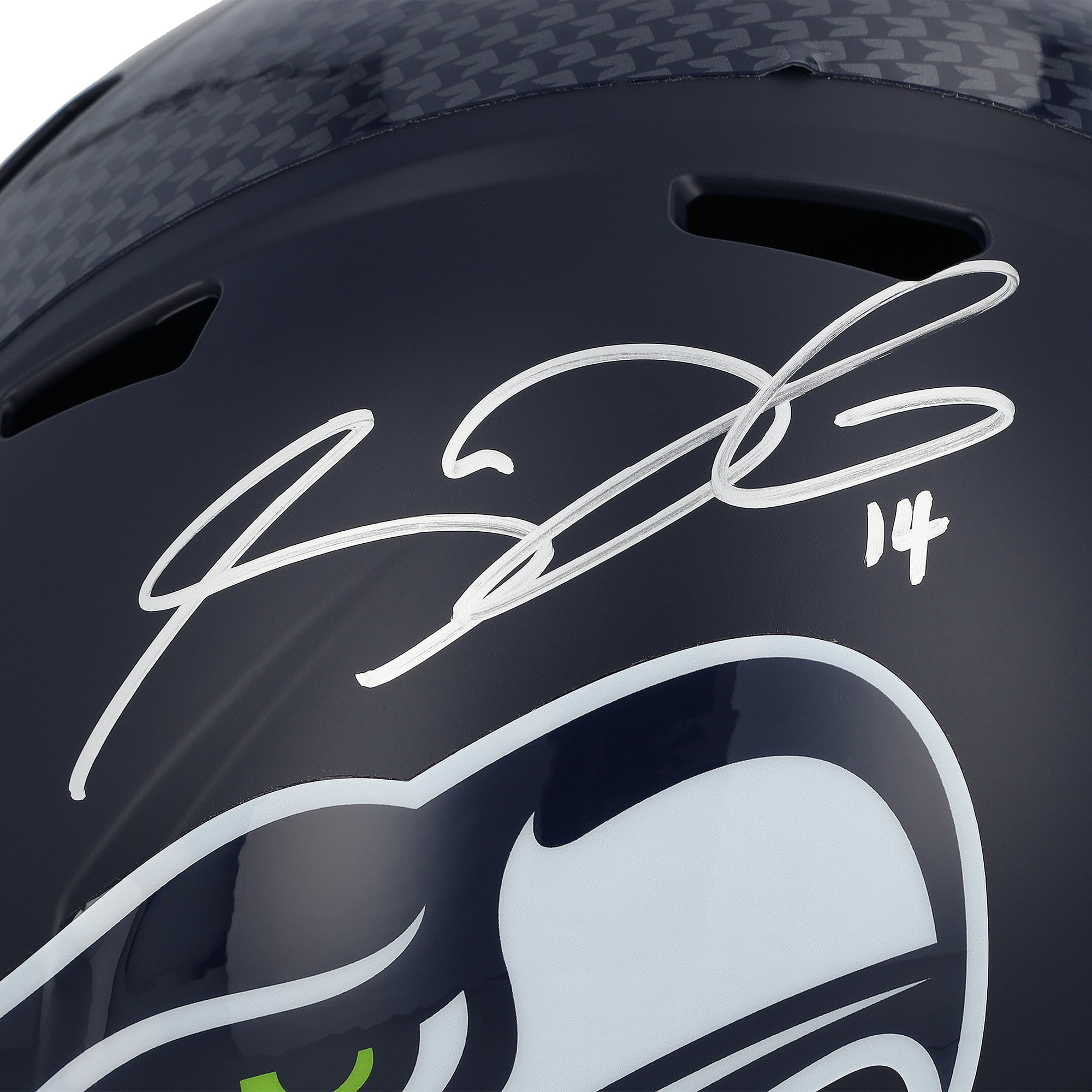 Casque réplique Riddell Speed ​​autographié par Sam Darnold, des Seahawks de Seattle, champions du Super Bowl LX