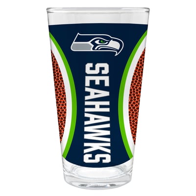 Seattle Seahawks 16oz. Game Ball Pint Glass
