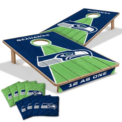 Seattle Seahawks 2' x 3' Cornhole Game with Bags