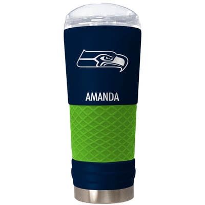 Seattle Seahawks 24oz. Personalized Team Color Draft Tumbler