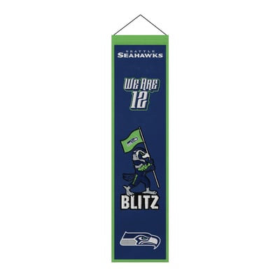Seattle Seahawks 8" x 32" Icons Banner
