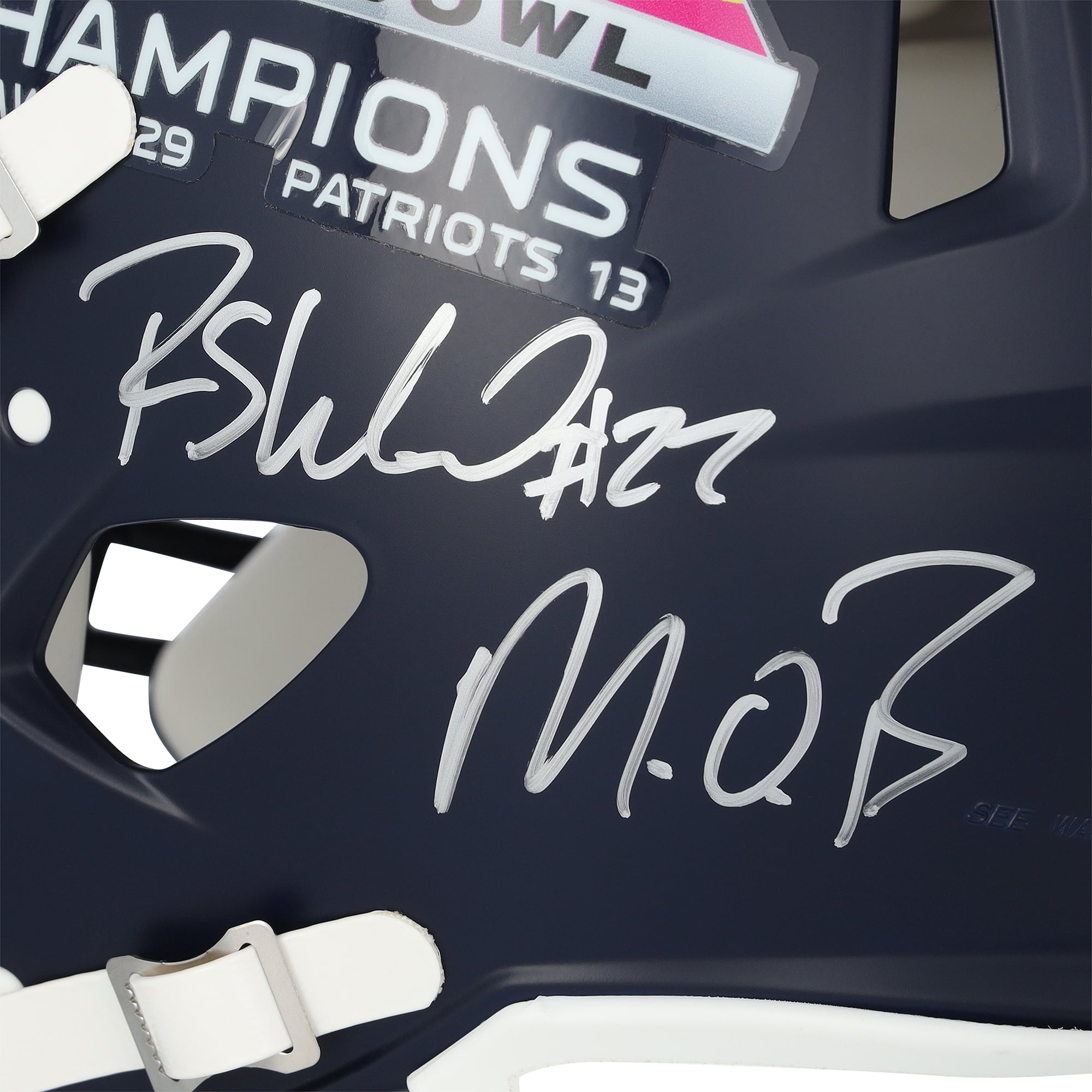 Seattle Seahawks Autographed Riddell Super Bowl LX Champions Speed Authentic Helmet with 6 Signatures and Multiple Inscriptions - Limited Edition of 50