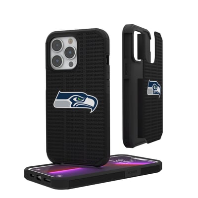 Seattle Seahawks iPhone Rugged Case with Text Design
