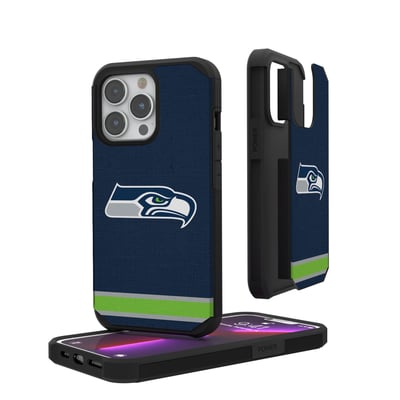 Seattle Seahawks iPhone Rugged Stripe Design Case