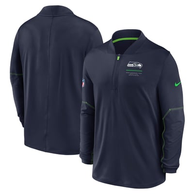Camiseta con media cremallera Nike Dri-FIT del Seattle Seahawks - Hombre