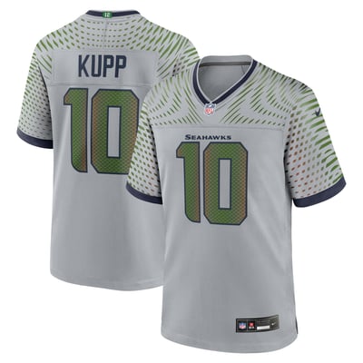 Seattle Seahawks Nike 2025 Rivalries Game Jersey - Grey - Cooper Kupp - Mens