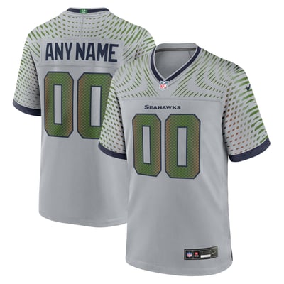 Seattle Seahawks Nike Game Rivalries Jersey 2025 - Grey - Custom - Mens