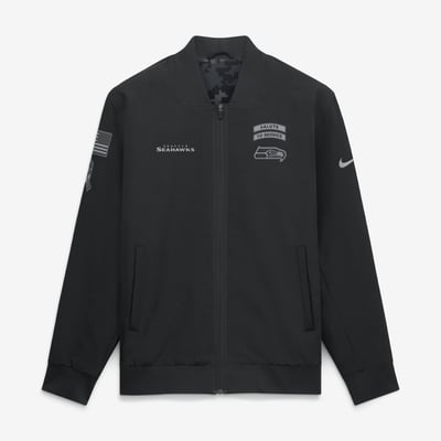 Chaqueta bomber Nike Salute To Service del Seattle Seahawks - Hombre