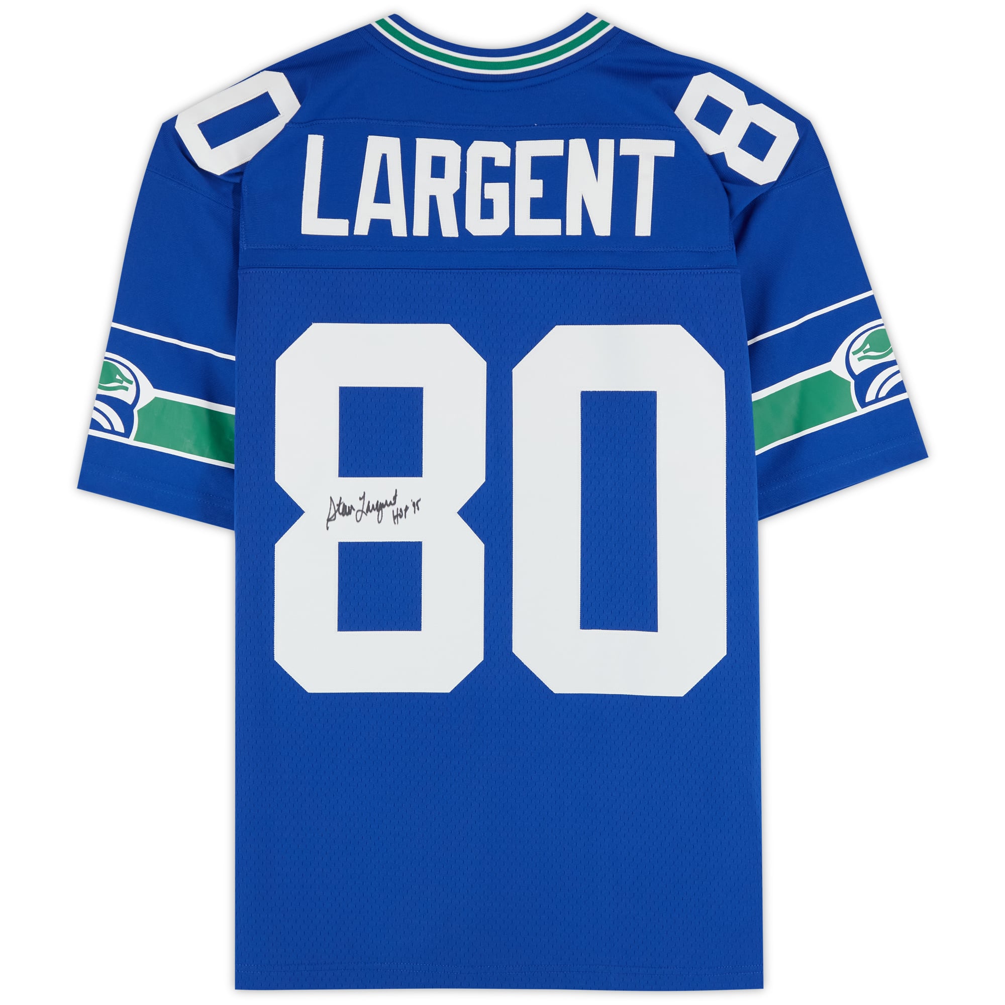 Steve Largent Seattle Seahawks Autographed Royal Mitchell & Ness 1985 Legacy Jersey with "HOF '95" Inscription