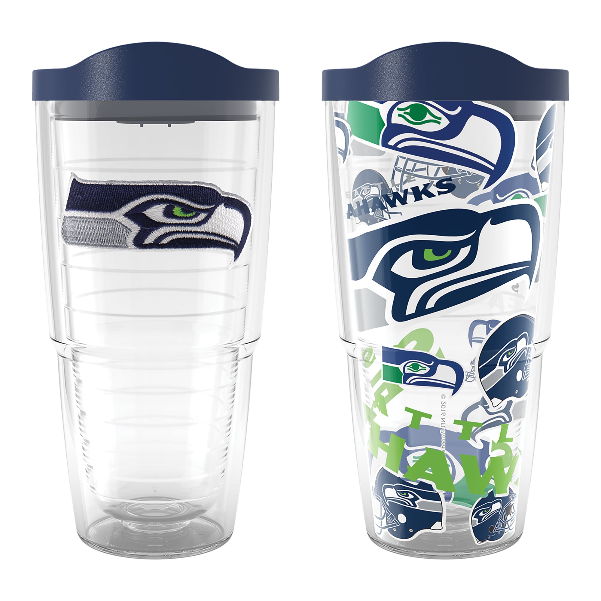 Tervis Seattle Seahawks NFL Lot de 2 allover et emblème