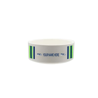 Seattle Seahawks The Memory Company 35oz. Personalized Ceramic Pet Bowl