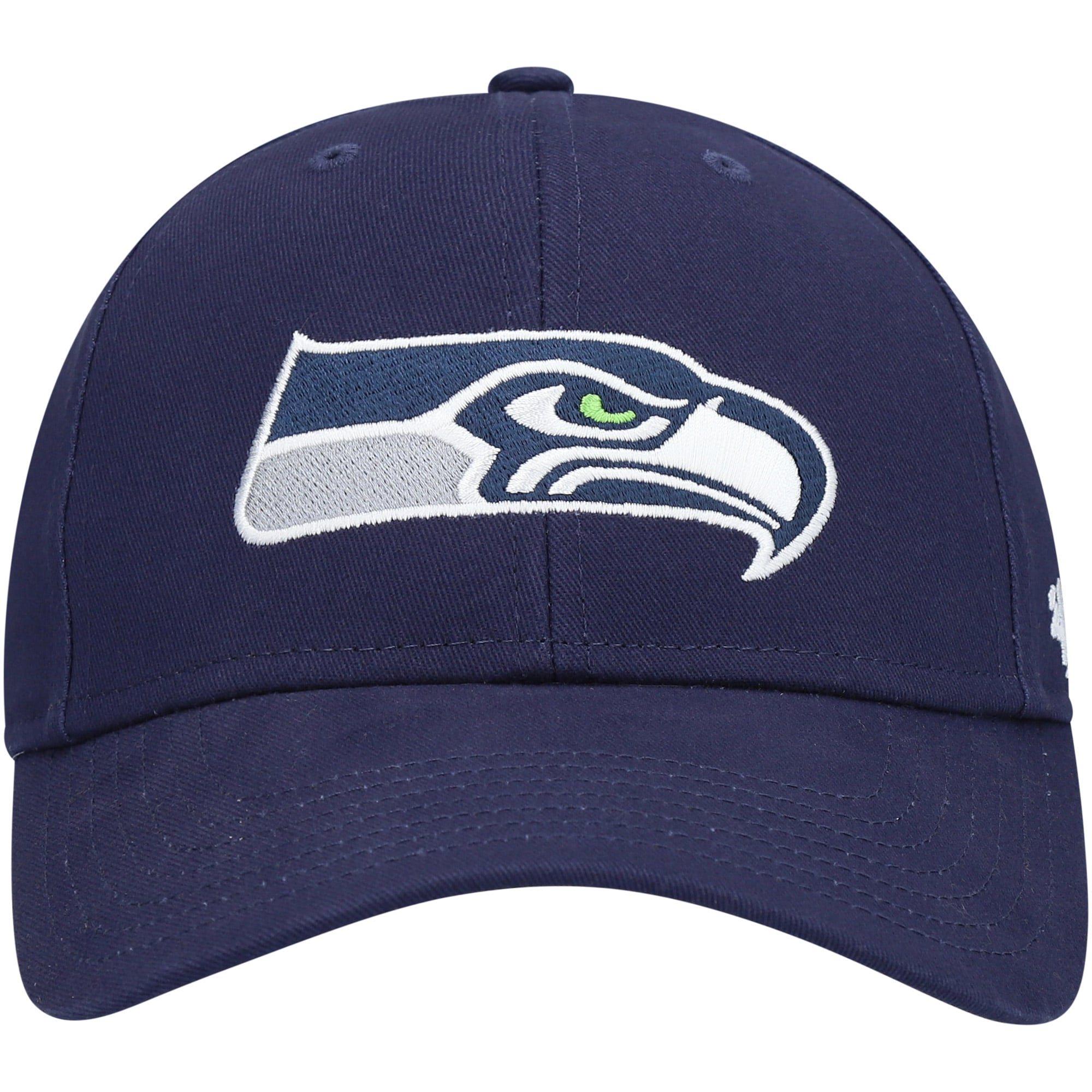 Casquette ajustable basique MVP Seattle Seahawks, modèle 47, bleu marine universitaire