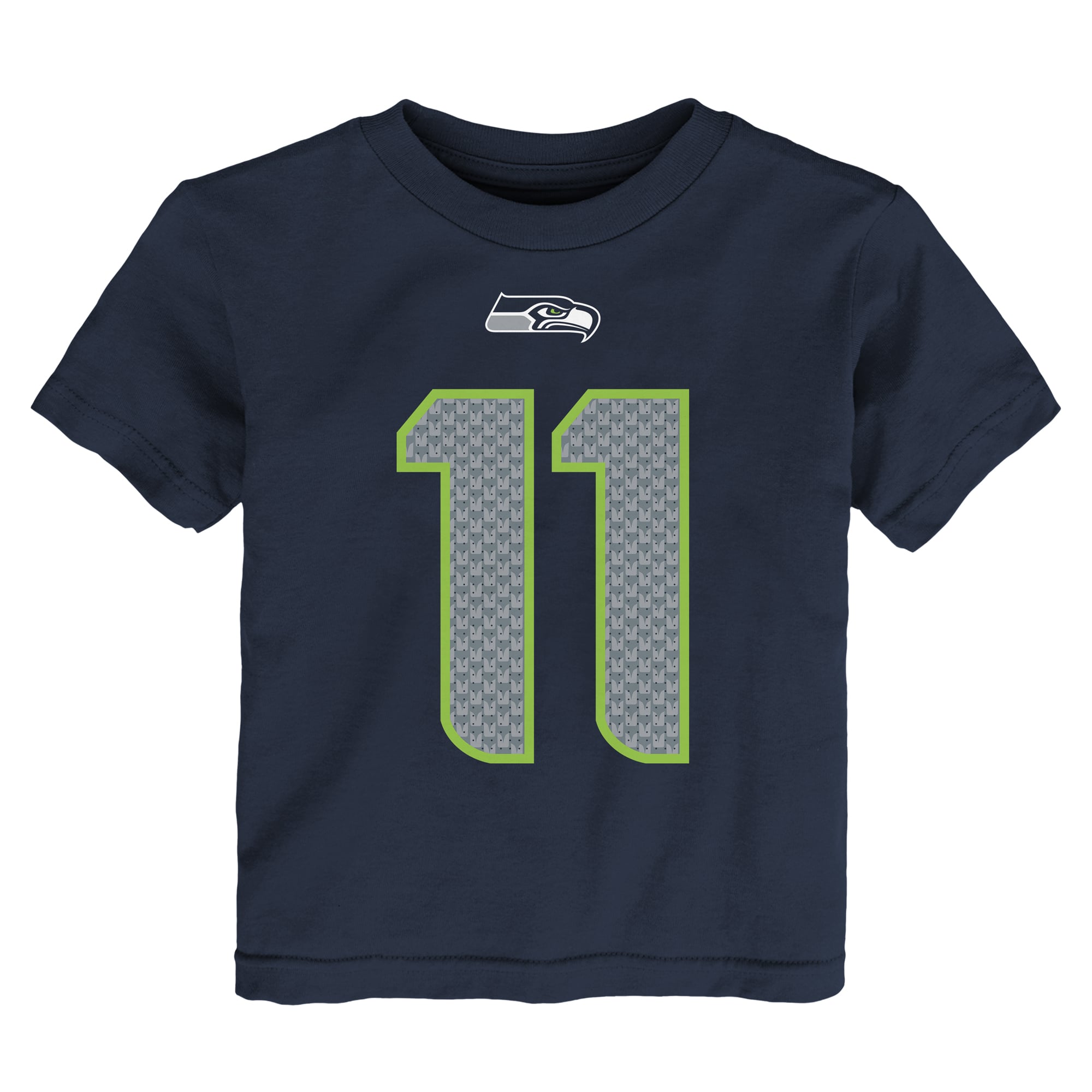 T-shirt Nike pour tout-petit Jaxon Smith-Njigba bleu marine, nom et numéro du joueur des Seattle Seahawks