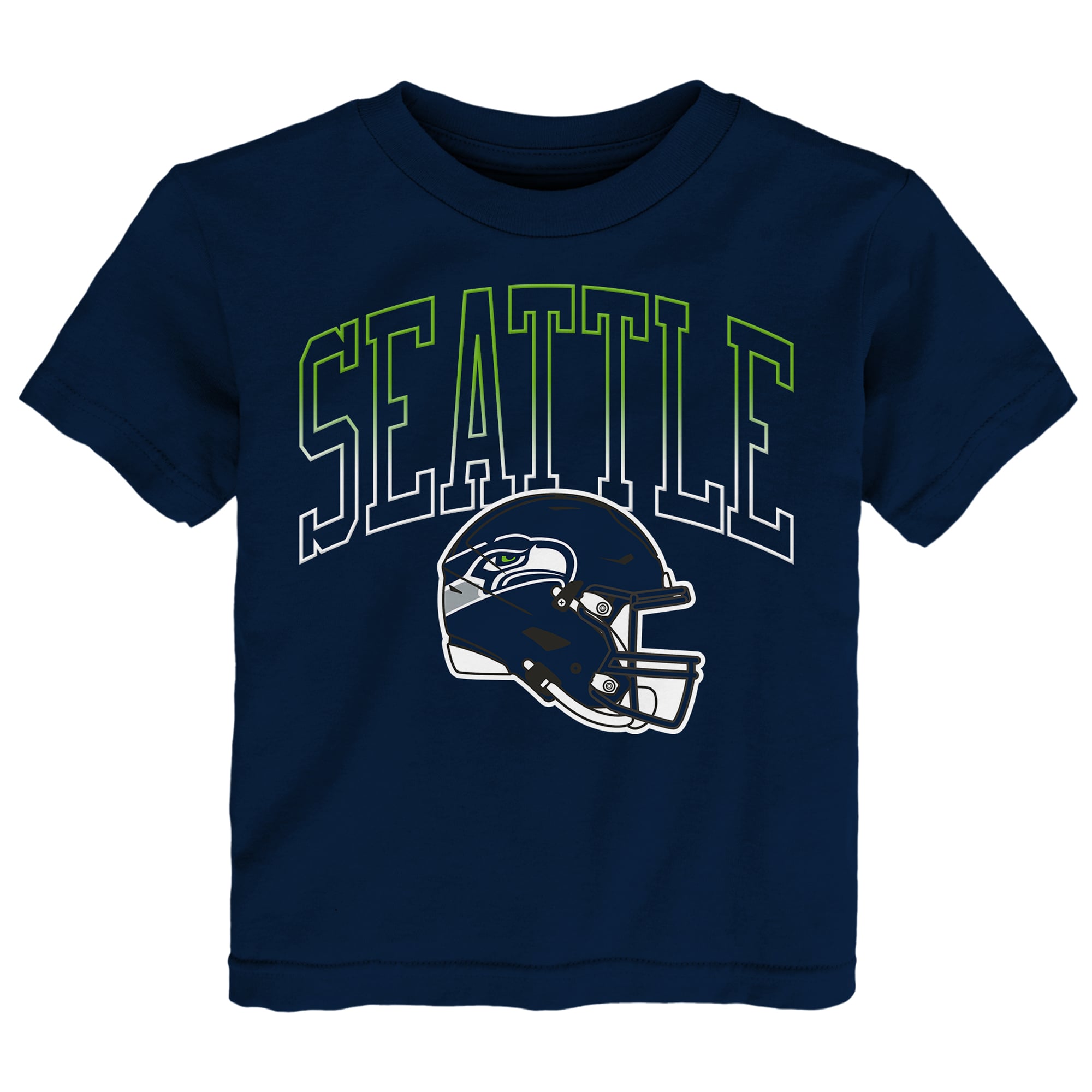 T-shirt Outerstuff College Navy Seattle Seahawks Game Face pour tout-petit