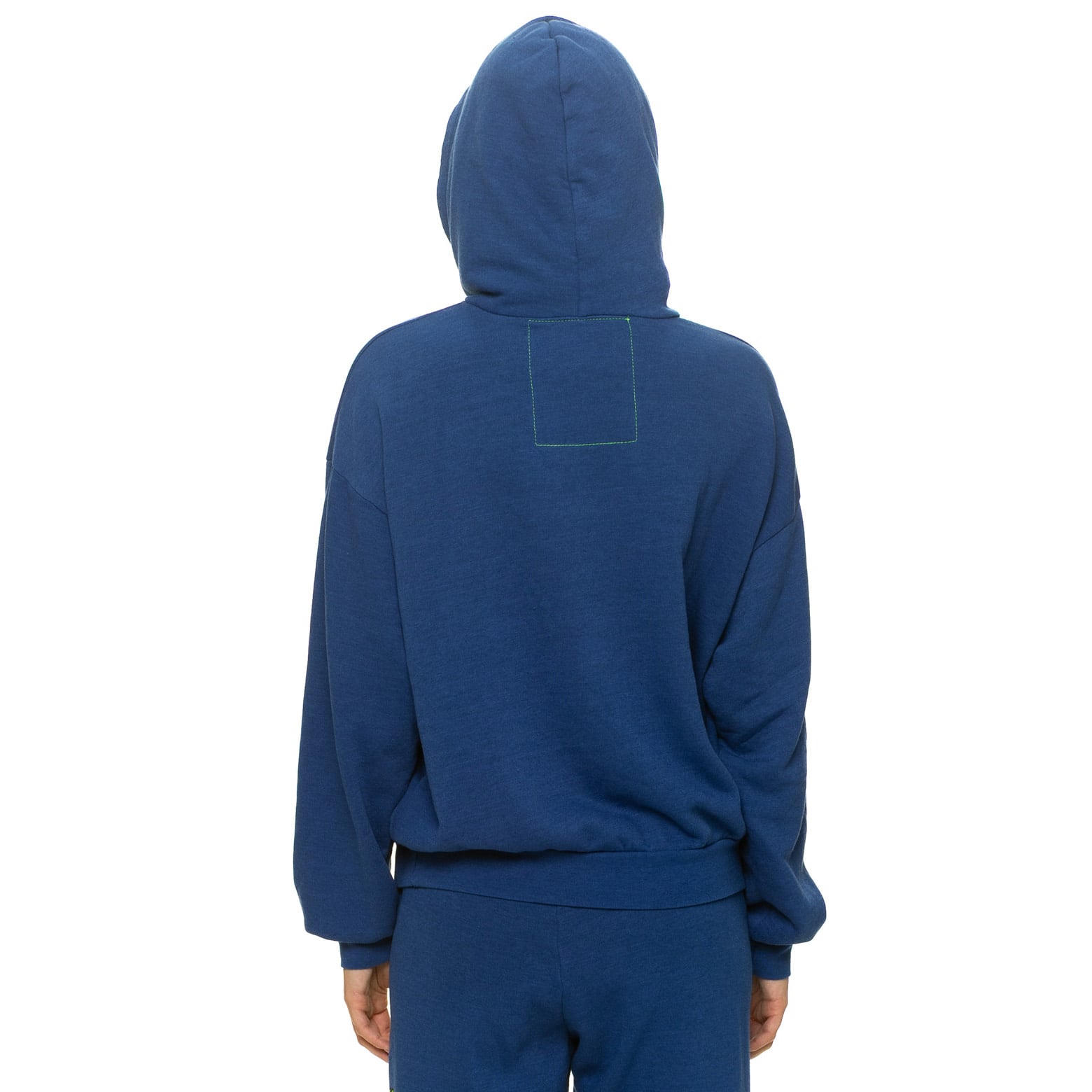 Sweat à capuche unisexe Aviator Nation College Navy Seattle Seahawks, coupe décontractée, mélange de trois matières