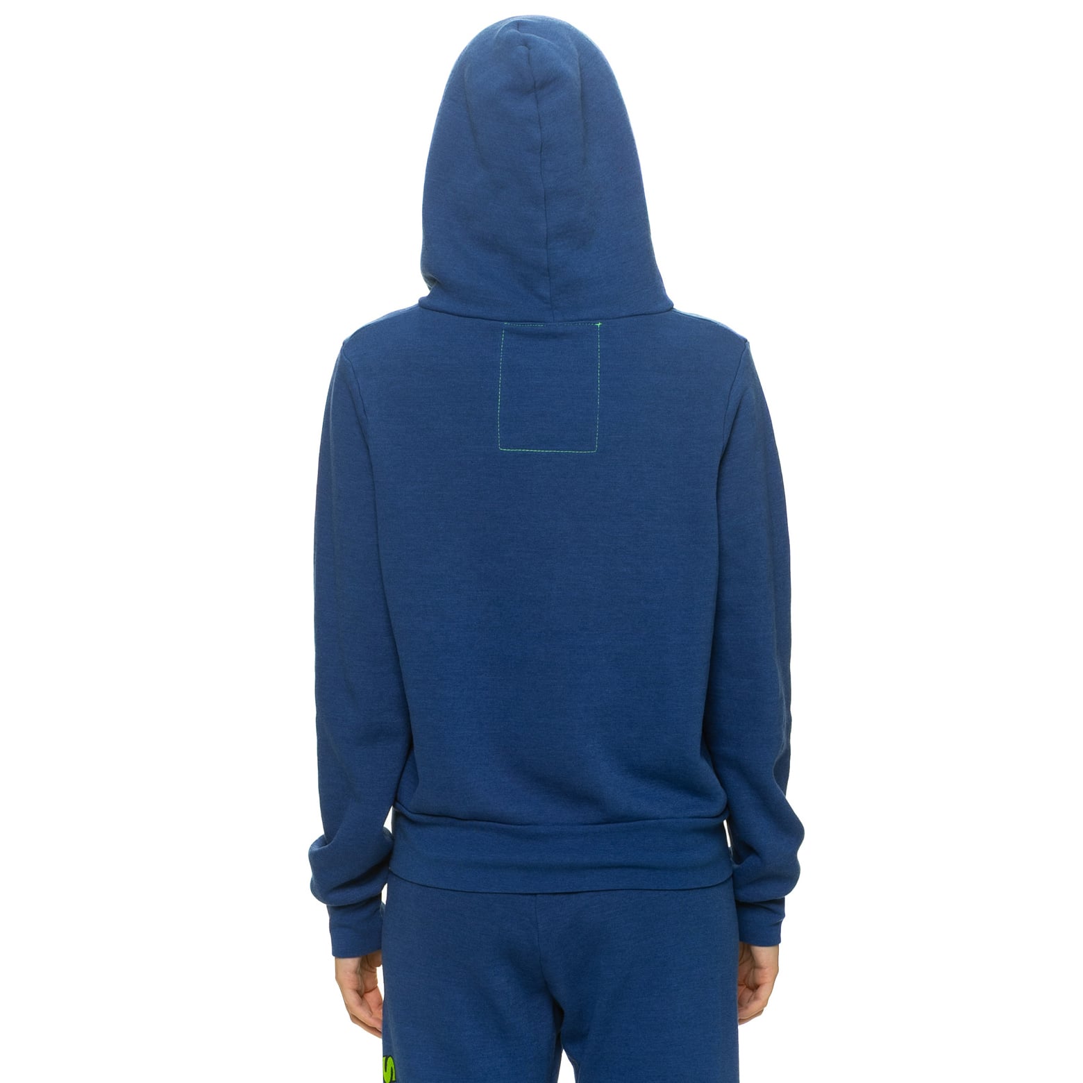 Sweat à capuche unisexe Aviator Nation College Navy Seattle Seahawks en mélange de trois matières, fermeture éclair intégrale