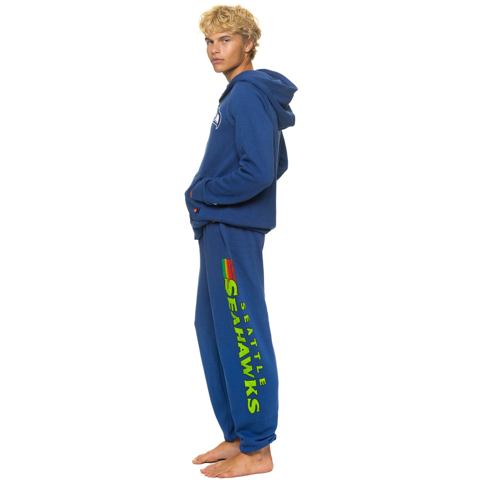 Pantalon de survêtement unisexe Aviator Nation College Navy Seattle Seahawks Tri-Blend