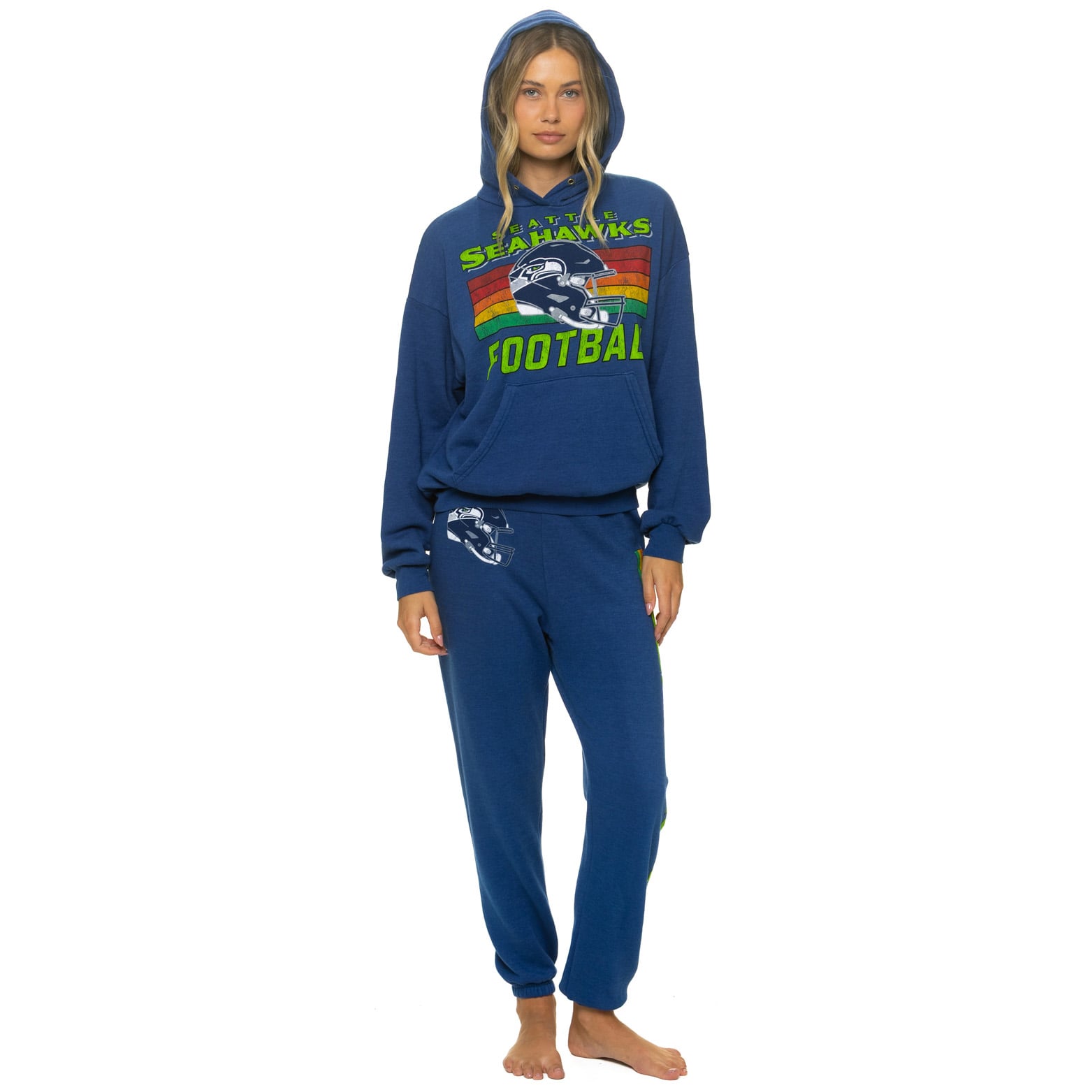 Pantalon de survêtement unisexe Aviator Nation College Navy Seattle Seahawks Tri-Blend
