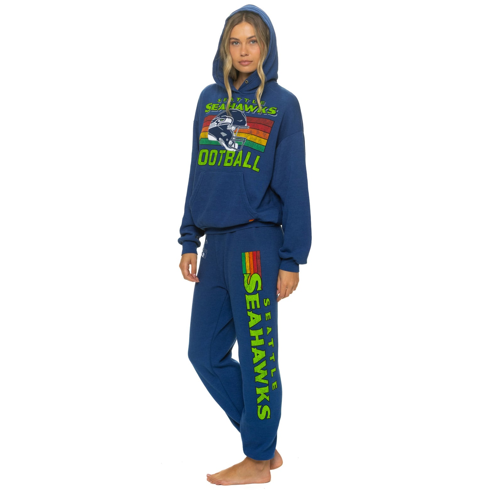 Pantalon de survêtement unisexe Aviator Nation College Navy Seattle Seahawks Tri-Blend