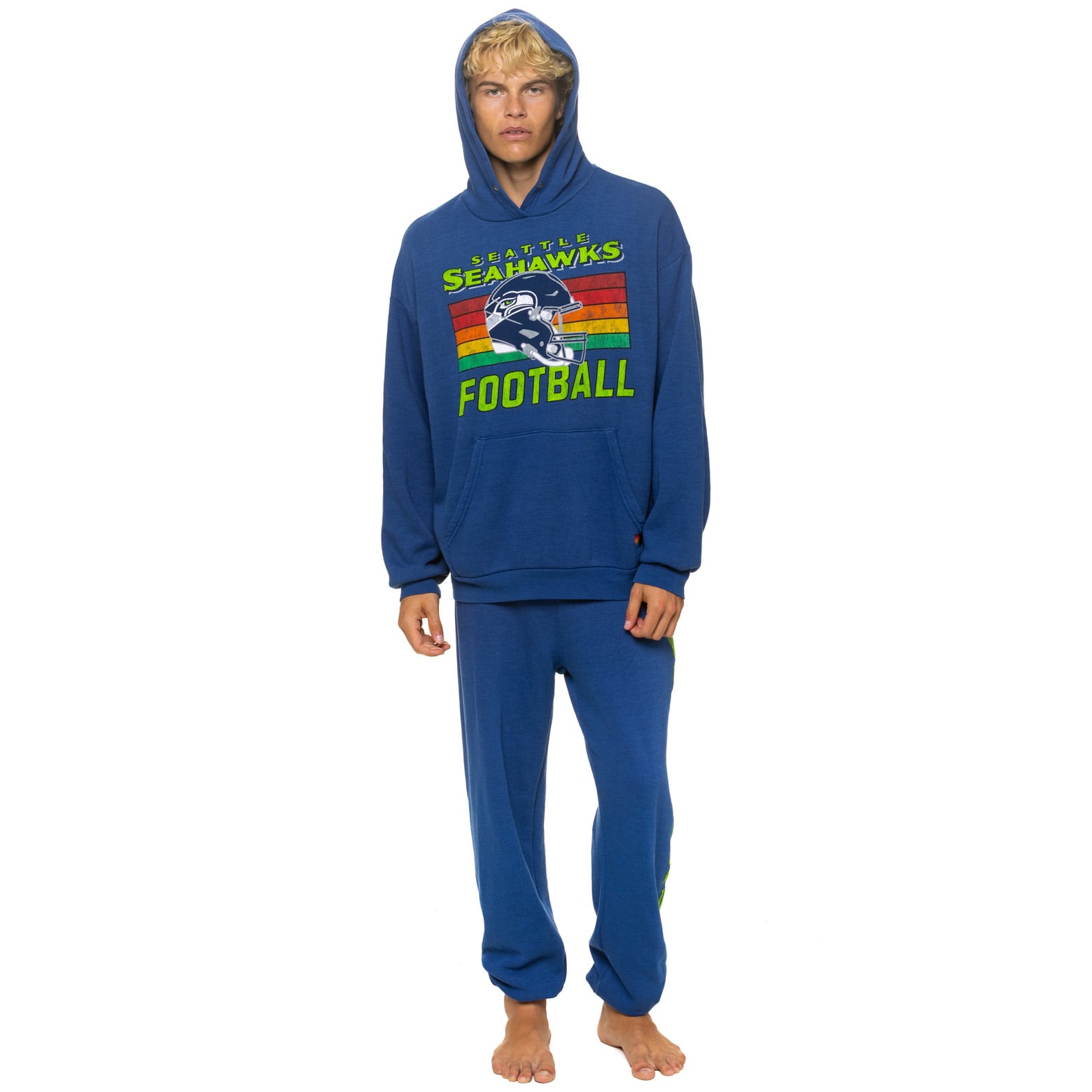 Pantalon de survêtement unisexe Aviator Nation College Navy Seattle Seahawks Tri-Blend