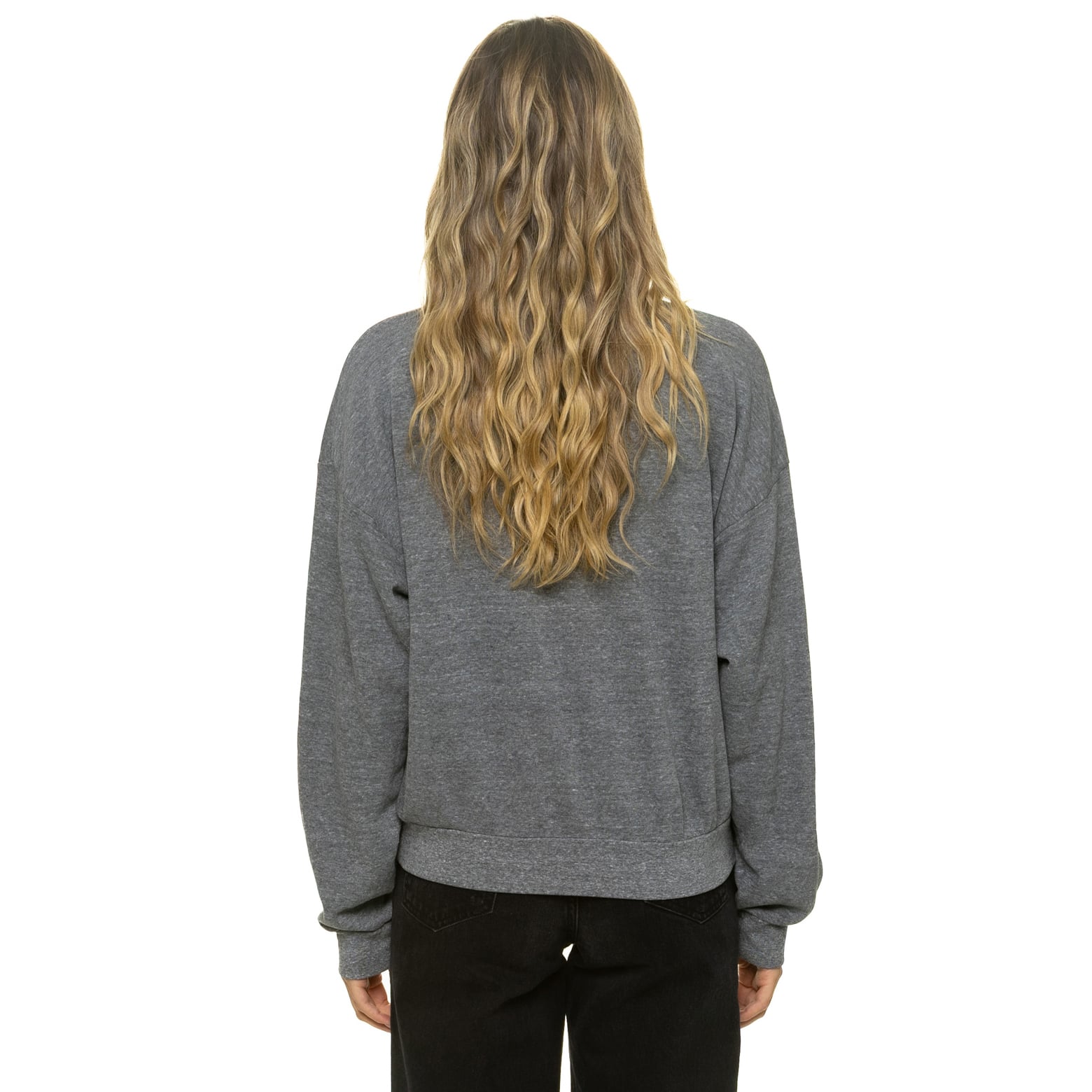 Sweat-shirt unisexe Aviator Nation gris chiné Seattle Seahawks, coupe décontractée, en mélange de trois matières.