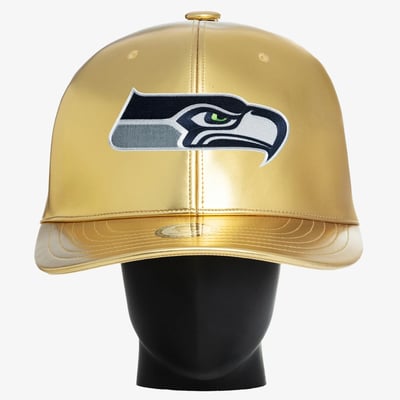 Seattle Seahawks Noggin Boss Unisex Big Hat - Gold