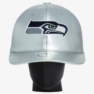 Seattle Seahawks Noggin Boss Unisex Big Hat - Silver