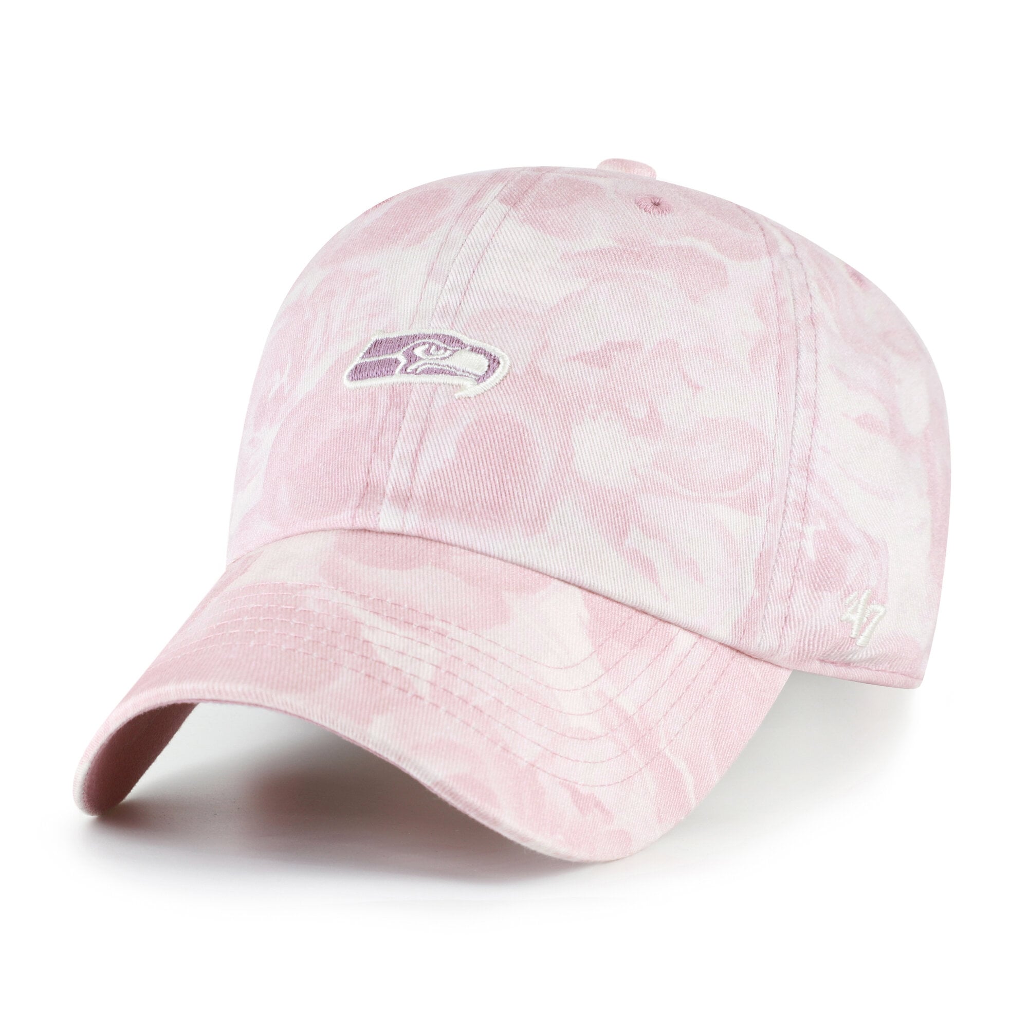 Women's '47 Pink Seattle Seahawks Gardenia Clean Up Adjustable Hat