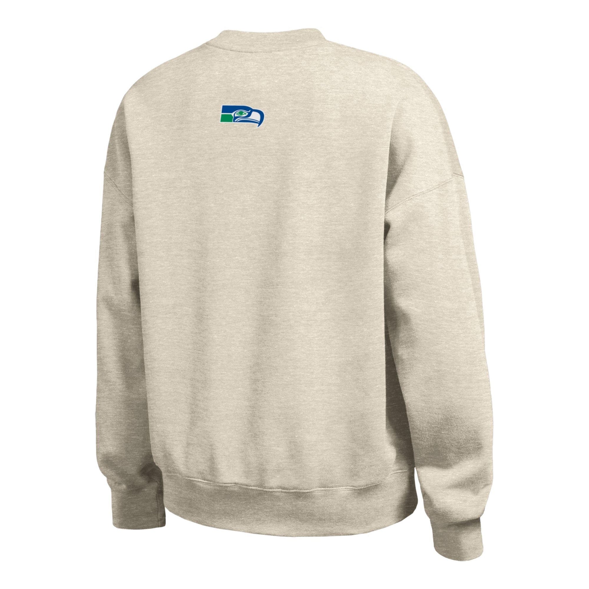 Sweat-shirt polaire Disney x Champion couleur avoine Seattle Seahawks All-Star pour femme