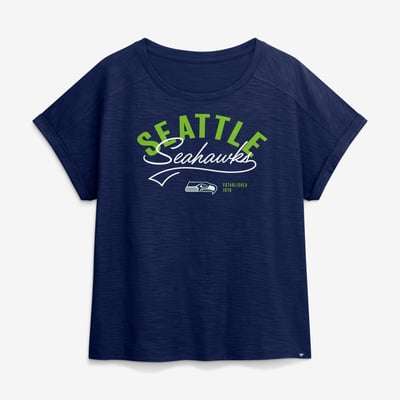 Seattle Seahawks Fanatics Women's Oversized T-Shirt - College Navy